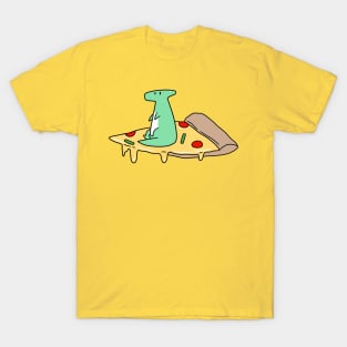 Hadrosaurus Pizza Slice T-Shirt